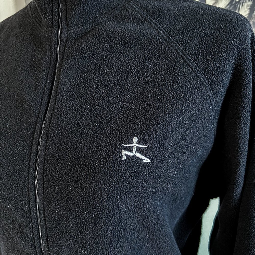 Women's Yoga Fit Long Sleeve Fleece | Full Zip | High Neck | Size Large - Picture 6 of 8